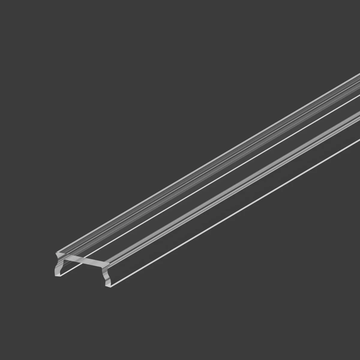 Dispersor Transparent Opal 2M pentru Profil 11mm