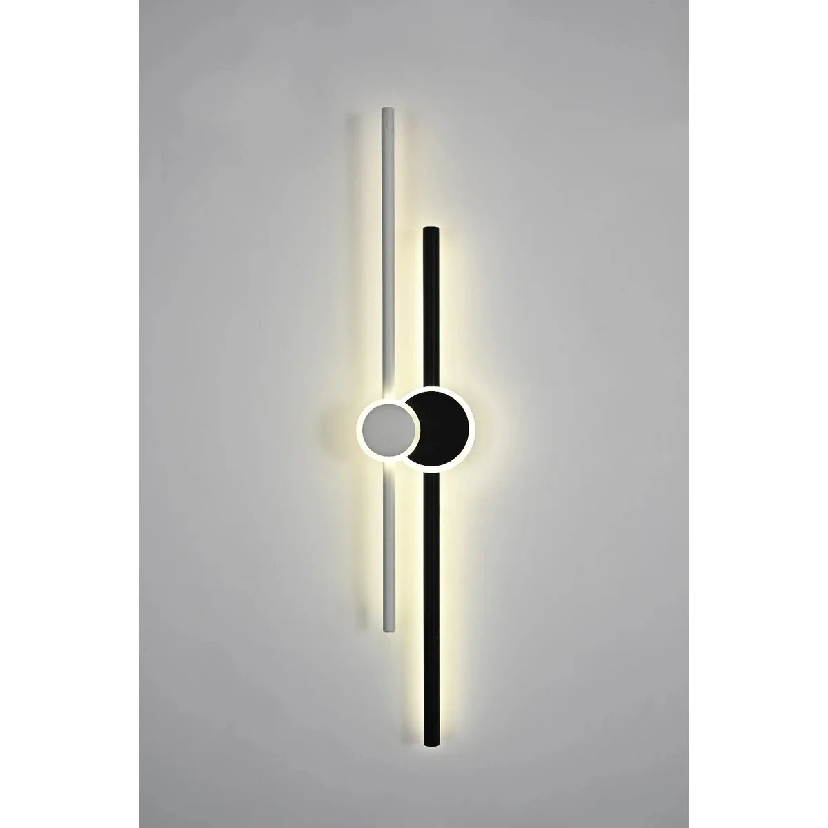 Aplica LED,  3 Tipuri De Lumina, 37W, Negru/Alb